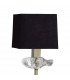 Akira Table Lamp 1 Light E14 Antique Brass With Black Shade-4