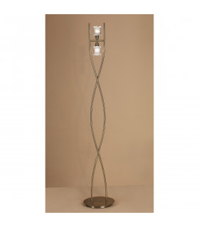 Alaska Floor Light G9 2 Light G9 Antique Brass NOT LED/CFL Compatible-2