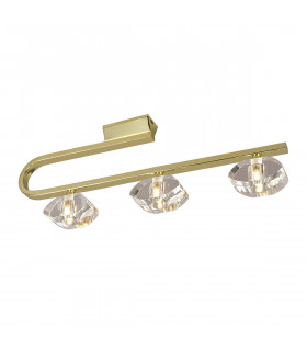 Alfa Linear Bar 3 Light G9 Polished Brass-1