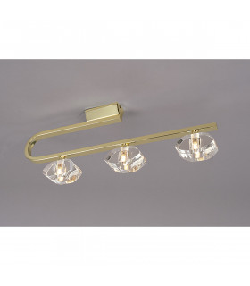 Alfa Linear Bar 3 Light G9 Polished Brass-2