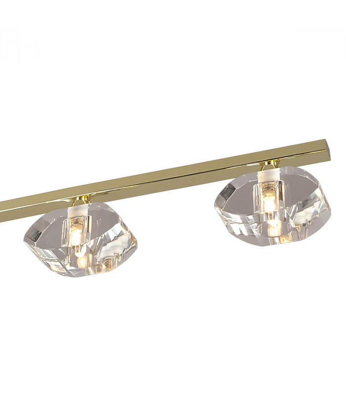 Alfa Linear Bar 3 Light G9 Polished Brass-5
