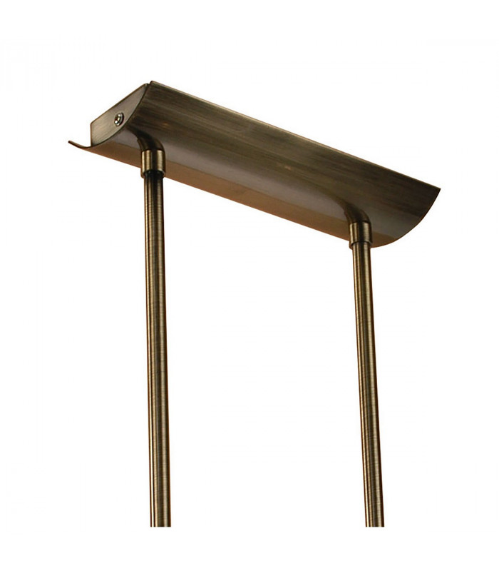 Alfa Linear Pendant 5 Light G9 Antique Brass-3