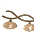 Alfa Linear Pendant 5 Light G9 Antique Brass-5