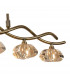 Alfa Linear Pendant 5 Light G9 Antique Brass-7