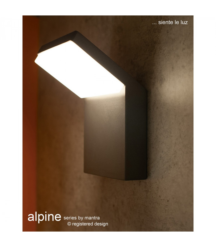 Alpine Bollard 12W LED 3000K 1020lm IP65 Anthracite 3yrs Warranty-3