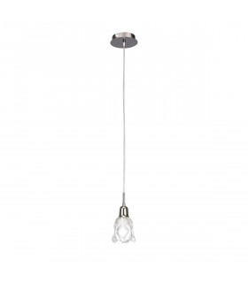 Amel Pendant 1 Light L1/SGU10 Polished Chrome CFL Lamps INCLUDED-1