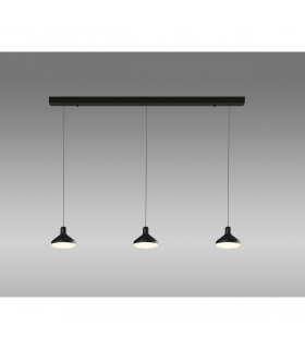 Antaras 3 Light Linear Bar Pendant 24W LED 3000K 1770lm Black 3yrs Warranty-2