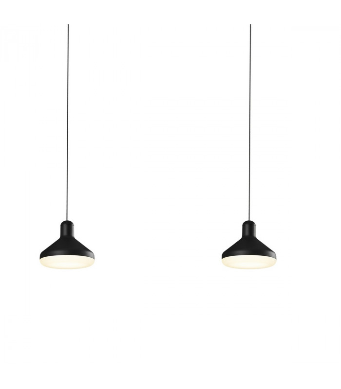 Antaras 3 Light Linear Bar Pendant 24W LED 3000K 1770lm Black 3yrs Warranty-6