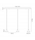 Antaras 3 Light Linear Bar Pendant 24W LED 3000K 1770lm Black 3yrs Warranty-7