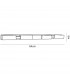 (0037 009) Arco Linear Ceiling 4 Light G9 Satin Nickel-6