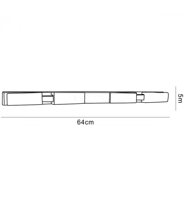 (0037 009) Arco Linear Ceiling 4 Light G9 Satin Nickel-6