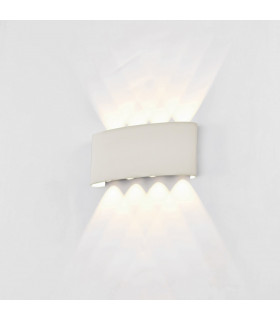 Arcs Wall Lamp 8W LED 3000K 830lm IP54 Sand White 3yrs Warranty-2