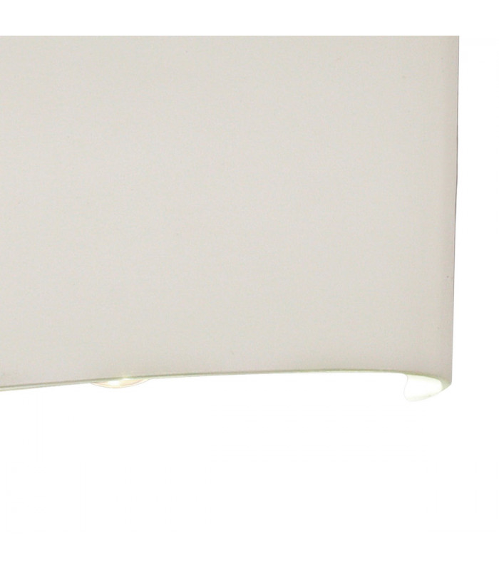 Arcs Wall Lamp 8W LED 3000K 830lm IP54 Sand White 3yrs Warranty-5