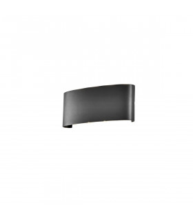 Arcs Wall Lamp 8W LED 3000K 830lm IP54 Anthracite 3yrs Warranty-1