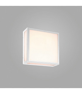 Bachelor Ceiling/Wall 14W LED 3000K 1180lm IP65 White 3yr Warranty-2