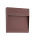 Baker Wall Lamp Large Square 6W LED 3000K 420lm IP54 Rust Brown 3yrs Warranty-1