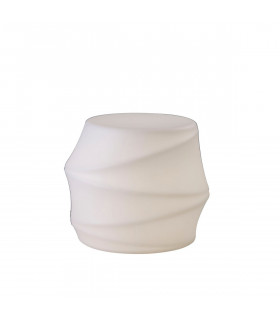 Bambu Stool 1 Light E27 Outdoor IP65 Opal White-1