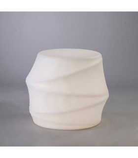 Bambu Stool 1 Light E27 Outdoor IP65 Opal White-2