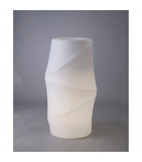Bambu Tall Pot 2 Light E27 Outdoor IP65 Opal White-2
