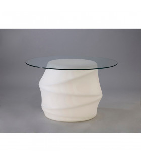 Bambu Table 2 Light E27 Outdoor IP65 Opal White/Clear Glass-2