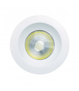 Basico COB Downlight 9.5cm Round 5W COB LED 4000K 450lm Matt White Driver Included 3yrs Warranty-1