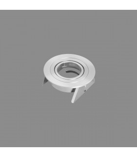 Basico GU10 Downlight 9.5cm Round 1 x GU10 Max 12W Aluminium Cut Out: 80mm Lampholder Included-2