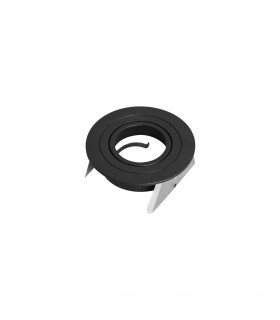 Basico GU10 Downlight 9.5cm Round 1 x GU10 Max 12W Black Cut Out: 80mm Lampholder Included-1
