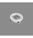 Basico GU10 Downlight 9.5cm Round 1 x GU10 Max 12W Satin Nickel Cut Out: 80mm Lampholder Included-2