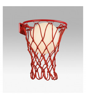 Basketball Wall Lamp 1 x E27 Matt Red-2