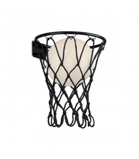 Basketball Wall Lamp 1 x E27 Matt Black-1