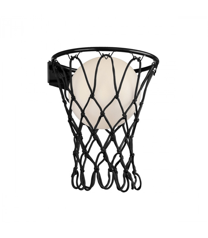 Basketball Wall Lamp 1 x E27 Matt Black-1