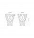 Basketball Wall Lamp 1 x E27 Matt White-9