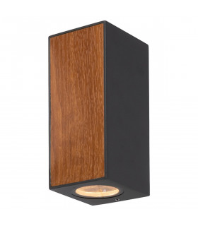 Beret Wall Lamp 2 x GU10 IP65 Graphite 2yrs Warranty-1
