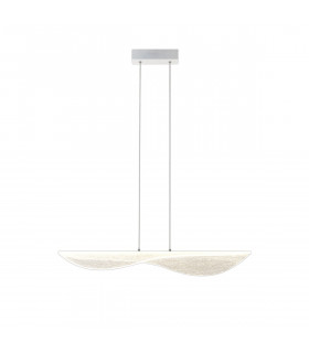 Bianca Pendant Dimmable, 50W LED, 3000K, 3000lm, White, Acrylic, 3yrs Warranty