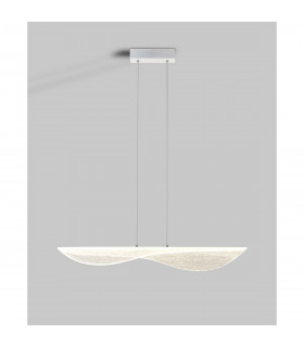 Bianca Pendant Dimmable, 50W LED, 3000K, 3000lm, White, Acrylic, 3yrs Warranty