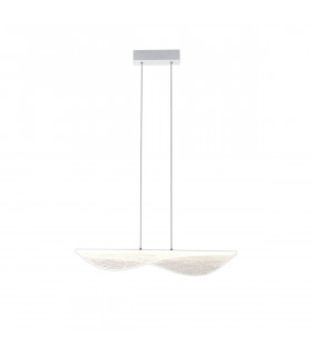 Bianca Pendant Dimmable, 40W LED, 3000K, 2450lm, White, Acrylic, 3yrs Warranty
