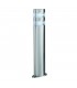 LED Outdoor Bollard Light Satin Silver, Stainless Steel IP44 - 1