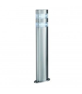 LED Outdoor Bollard Light Satin Silver, Stainless Steel IP44 - 1