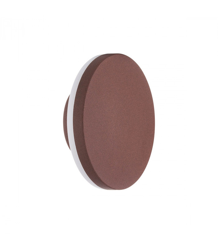 Bora Round Wall Lamp 9.6W LED 3000K 720lm IP54 Rust Brown 3yrs Warranty-1