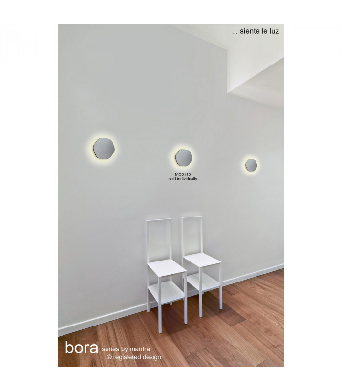 Bora Round Wall Lamp 9.6W LED 3000K 720lm IP54 Rust Brown 3yrs Warranty-3