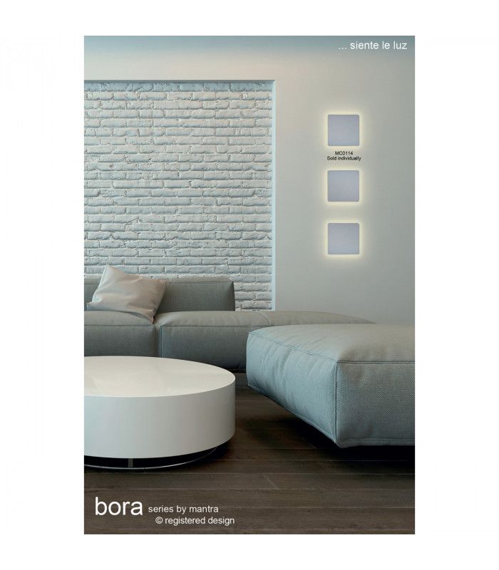 Bora Round Wall Lamp 9.6W LED 3000K 720lm IP54 Rust Brown 3yrs Warranty-6