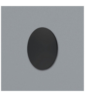 Bora Bora Wall Light 13.5cm Round 6W LED 2700K 540lm Matt Black 3yrs Warranty-2
