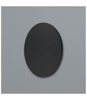 Bora Bora Wall Light 18cm Round 12W LED 2700K 1080lm Matt Black 3yrs Warranty-2