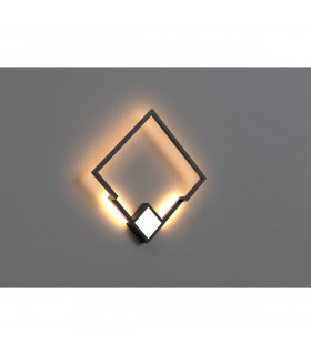 Boutique Square Wall Lamp Dimmable 25W LED 3000K 1370lm Black 3yrs Warranty-2