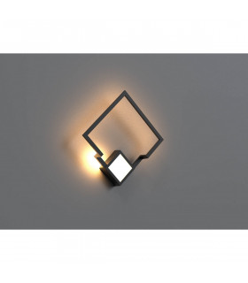 Boutique Square Wall Lamp Dimmable 18W LED 3000K 1150lm Black 3yrs Warranty-2