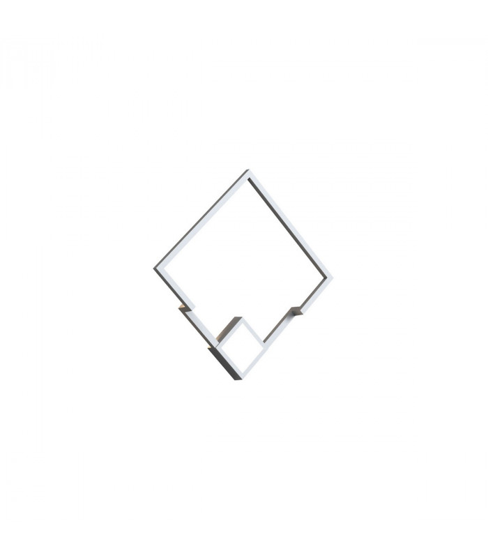 Boutique Square Wall Lamp Dimmable 25W LED 3000K 1370lm White 3yrs Warranty-1
