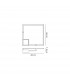 Boutique Square Wall Lamp Dimmable 25W LED 3000K 1370lm White 3yrs Warranty-5