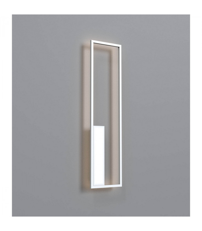 Boutique Rectangle Wall Lamp Dimmable 50W LED 3000K 2740lm White 3yrs Warranty-2