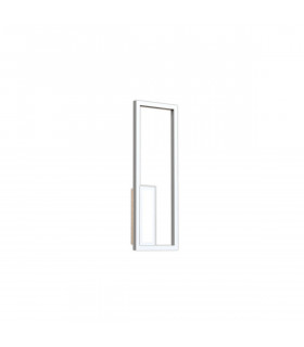 Boutique Rectangle Wall Lamp 21W LED 3000K 1130lm White 3yrs Warranty-1