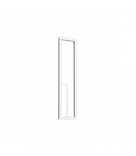 Boutique Rectangle Wall Lamp 40W LED 3000K 2250lm White 3yrs Warranty-1